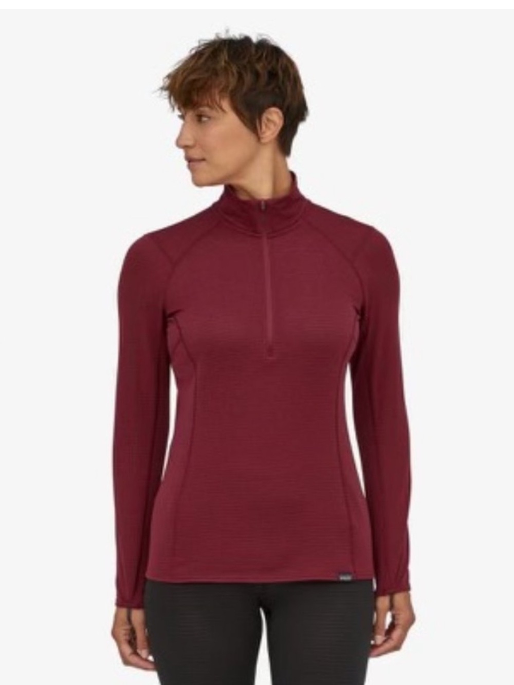 Patagonia Capilene Thermal Weight Zip-Neck Base Layer Shirt Women’s Size Medium